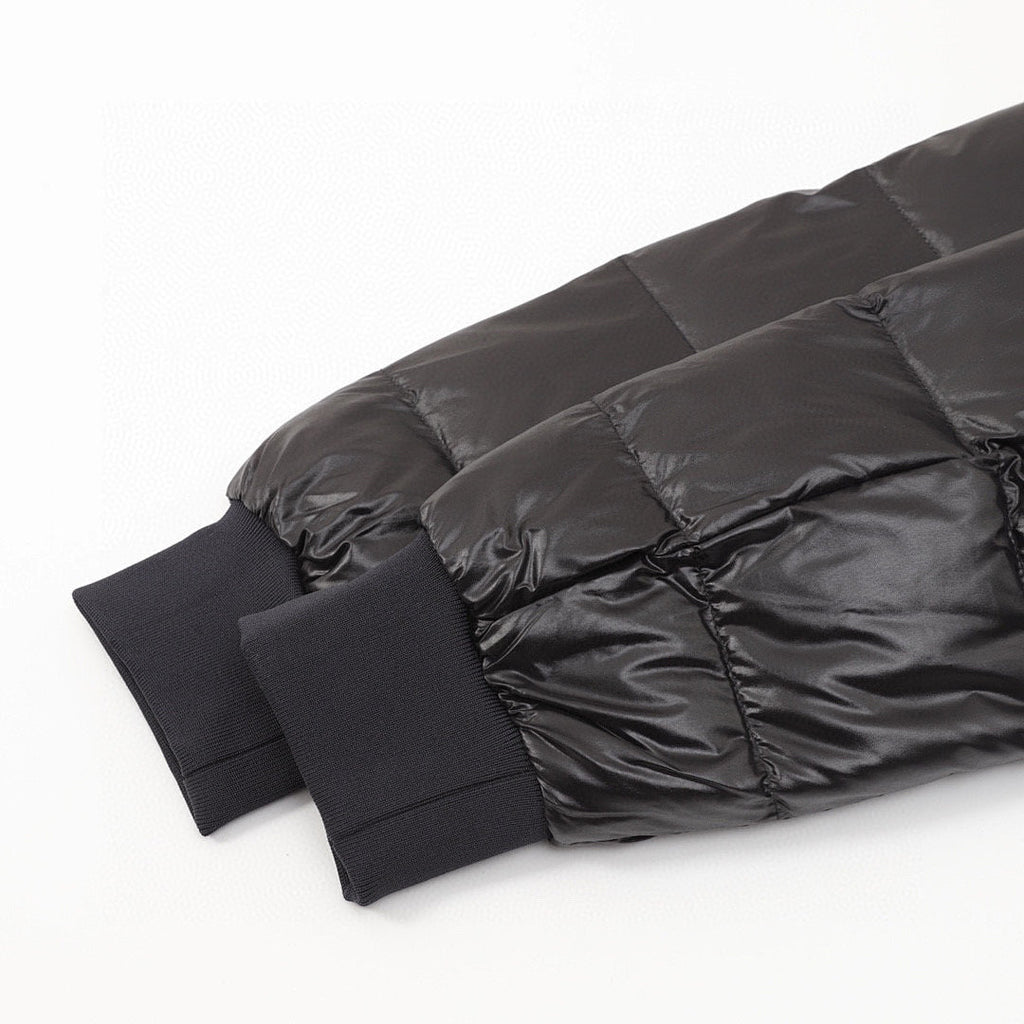 Moncler Corydale Sleeve-Stripe Hooded Down Jacket - Black - detail 3