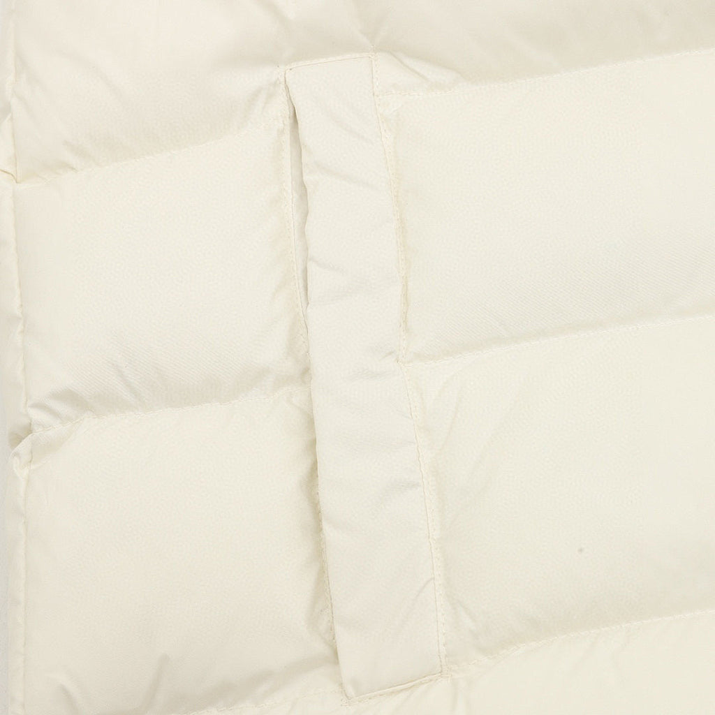 Moncler Letter-Trim Quilted Vest - Ivory - detail 3