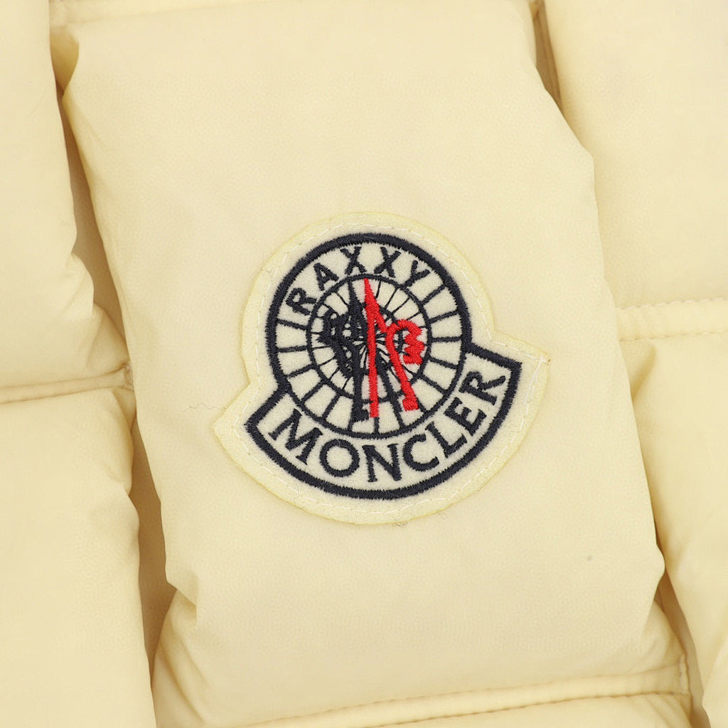Moncler Woven-Panel Padded Vest - Ivory - detail 2