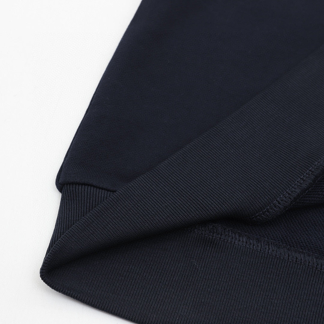 Moncler Faded-Logo Crewneck Sweatshirt - Black - detail 3