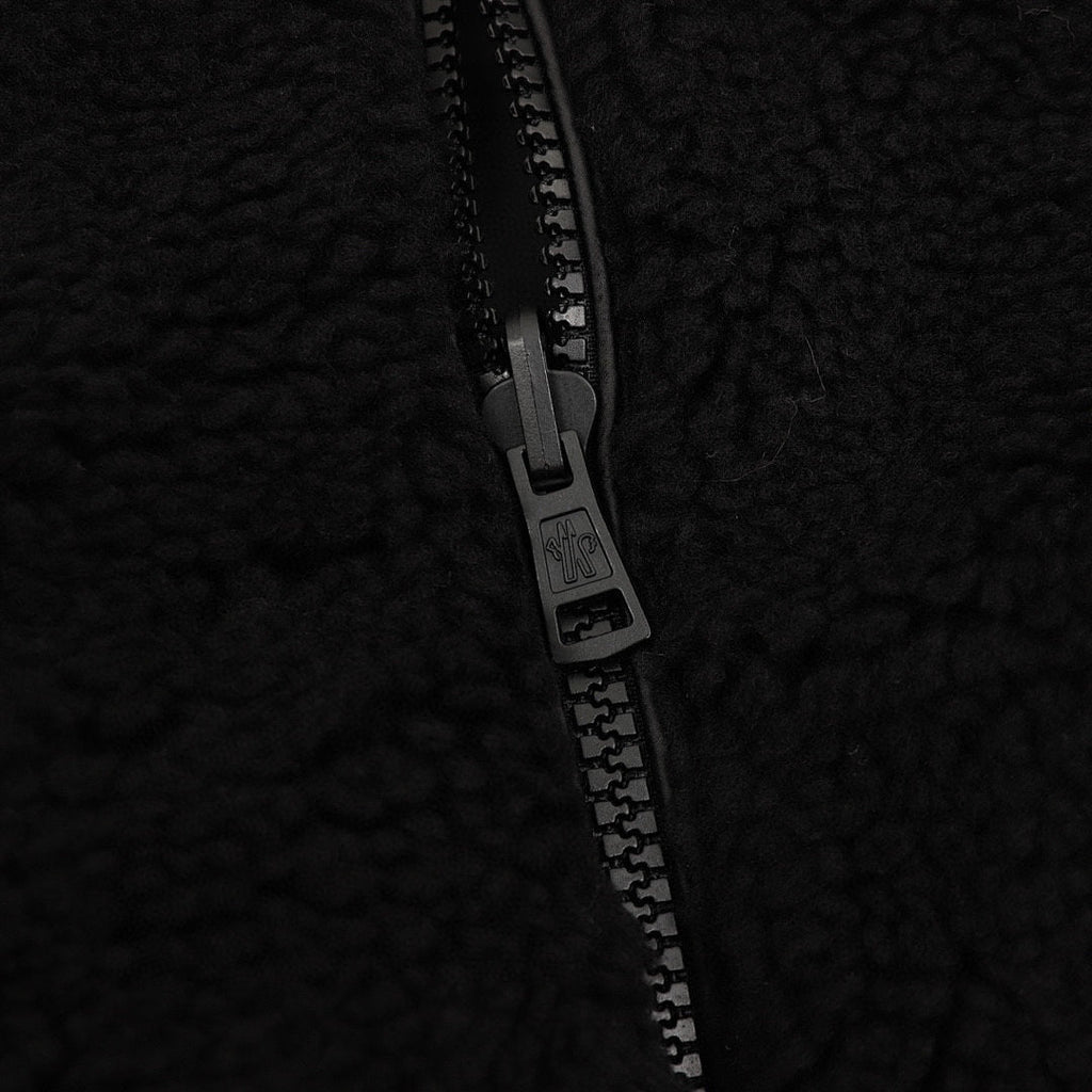 Moncler Textured Reversible Down Bomber Jacket - Black - detail 3