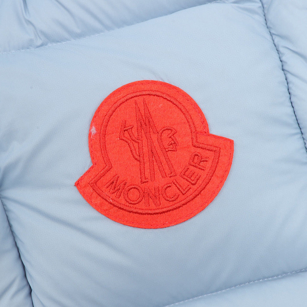 Moncler Cyclone Detachable-Sleeve Down Jacket - Light Blue - detail 2