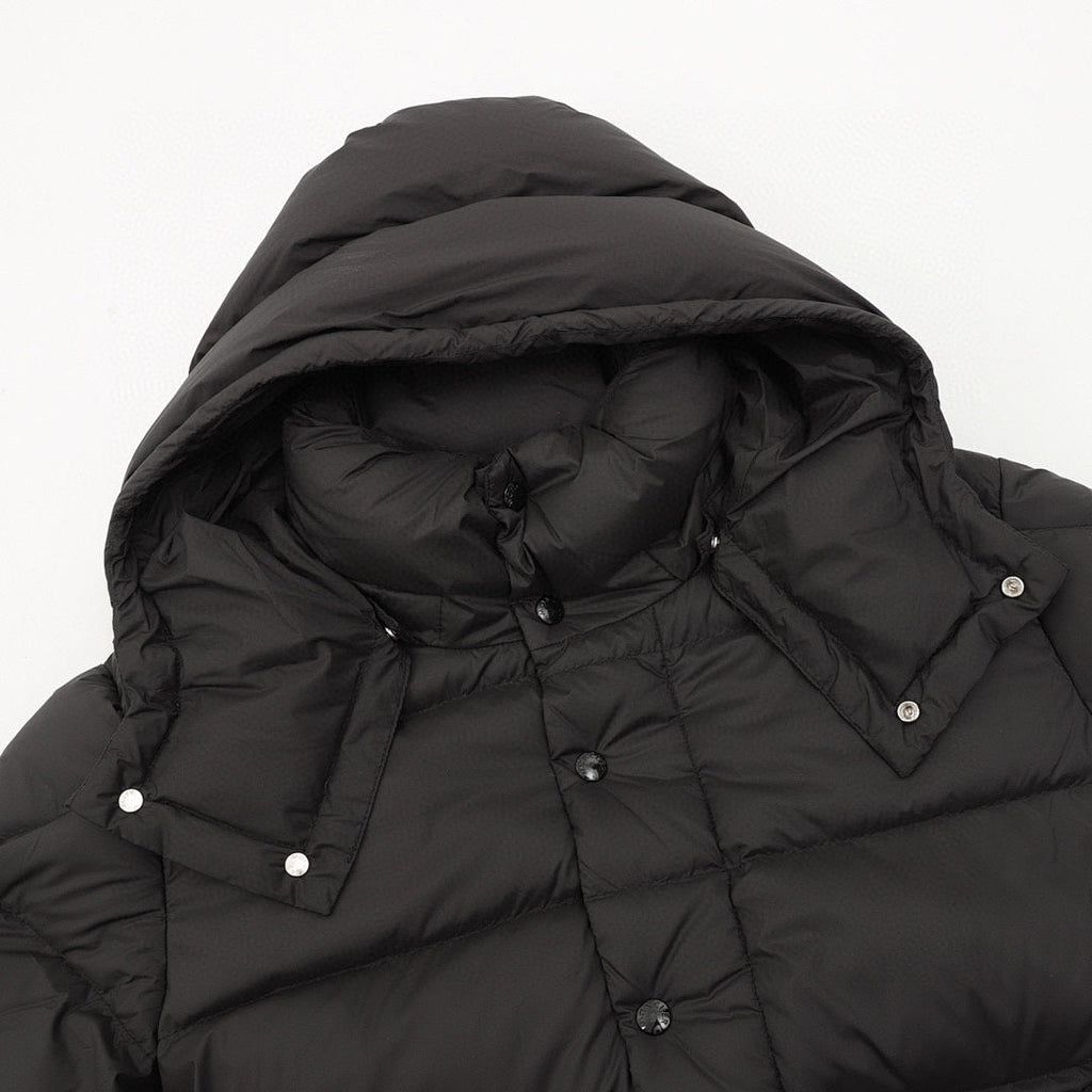 Moncler Maya Matte Hooded Down Jacket - Black - detail 1