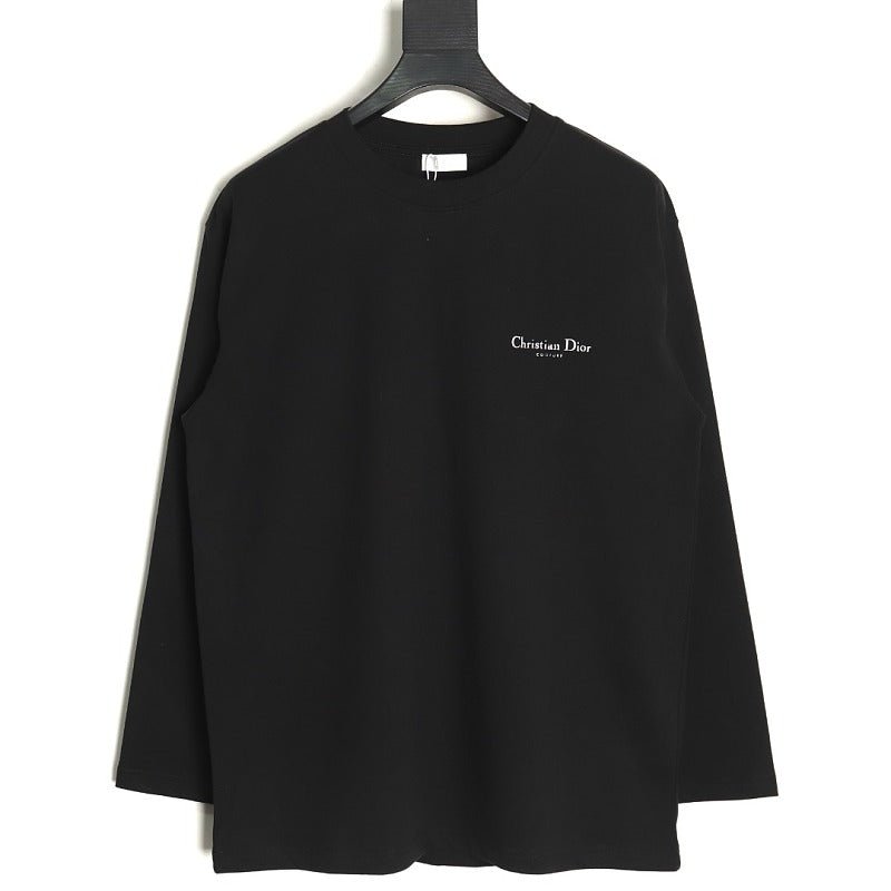 Dior Christian Dior Couture logo long-sleeve T-shirt black front