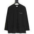 Dior Christian Dior Couture logo long-sleeve T-shirt black front