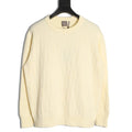 Dior tonal Oblique jacquard crewneck sweater ivory front