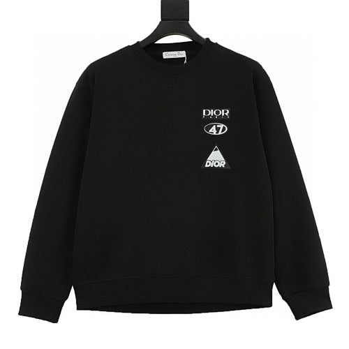 Dior 47 Graphic Crewneck Sweatshirt white background front view