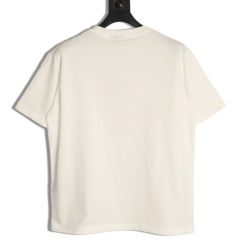 Dior embroidered letter T-shirt back