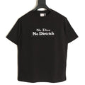 Dior embroidered letter T-shirt black front